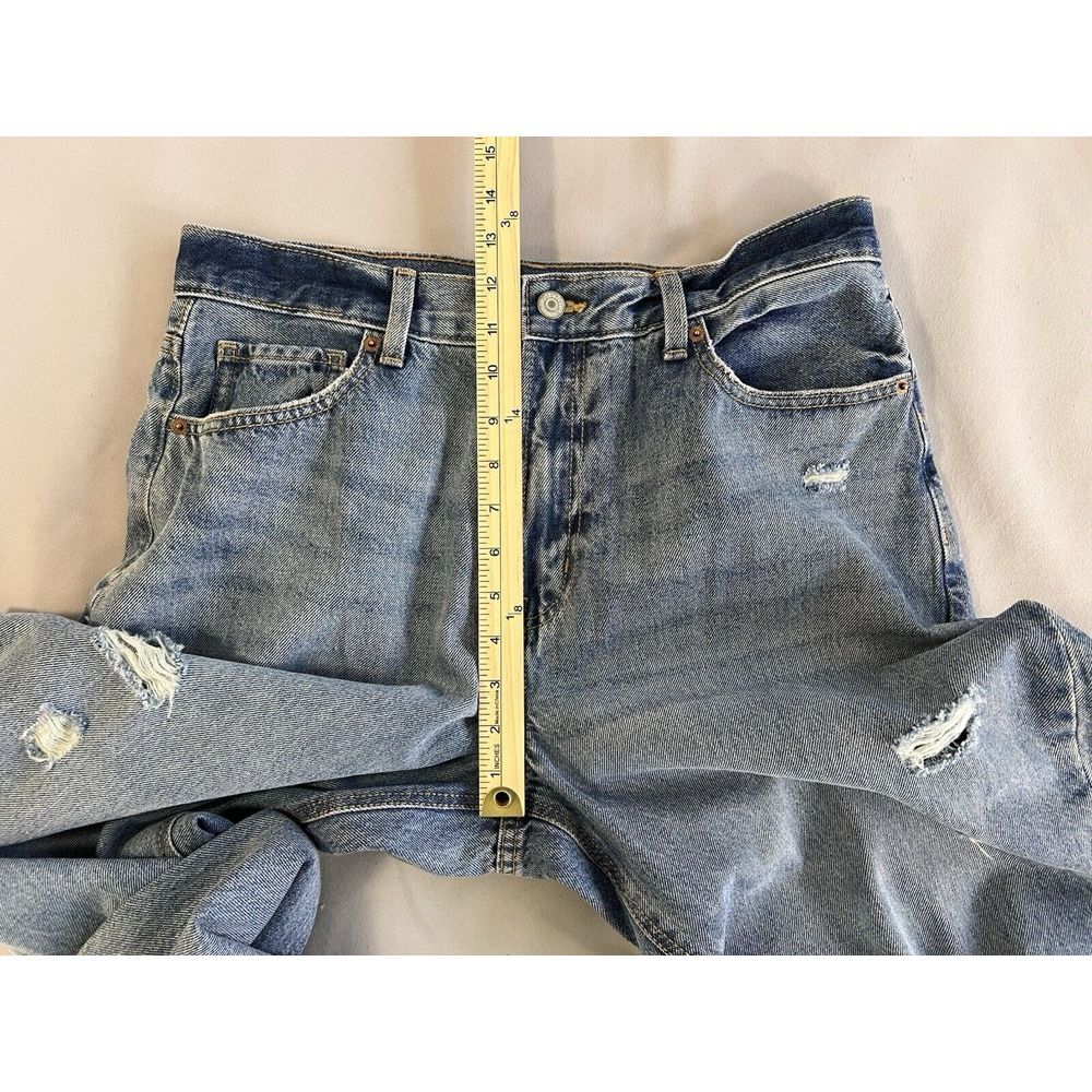 Old Navy Jeans High Rise Tapered Blue‎ Denim Womens Size 12 Y2K - Picture 4 of 9